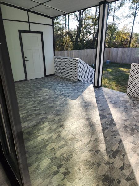 Exterior details and patio area of a home in , Houston (Image 32). Exterior details and patio area of a home in , Houston (Image 32).