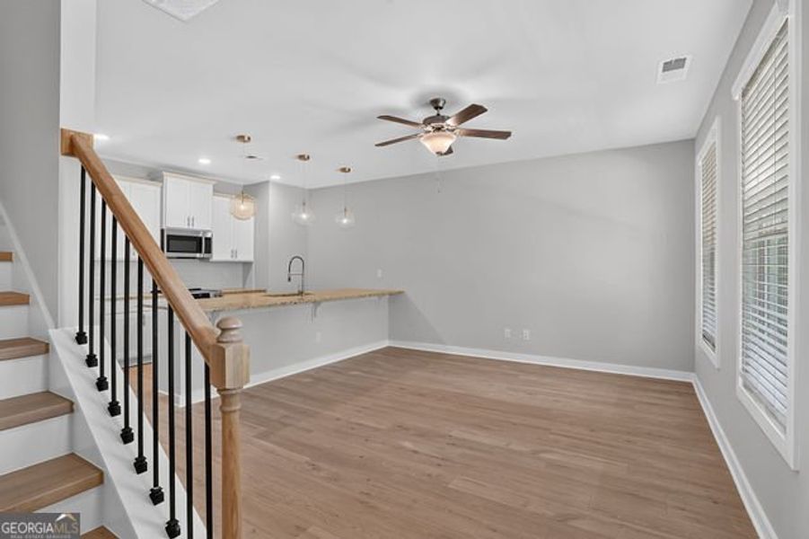 Spacious, unfurnished interior of a new home in The Cottages at East Lanier, Fayetteville (Image 10). Spacious, unfurnished interior of a new home in The Cottages at East Lanier, Fayetteville (Image 10).