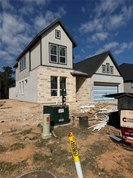 In-progress construction of a new home in Kresston, Montgomery, TX (Image 3).