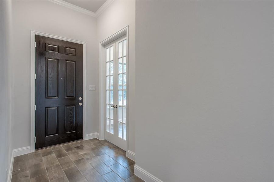 Beazer Homes Treeline Meridian Floorplan. This is not a photo of the actual home, but is a photo of the Meridian floorplan.