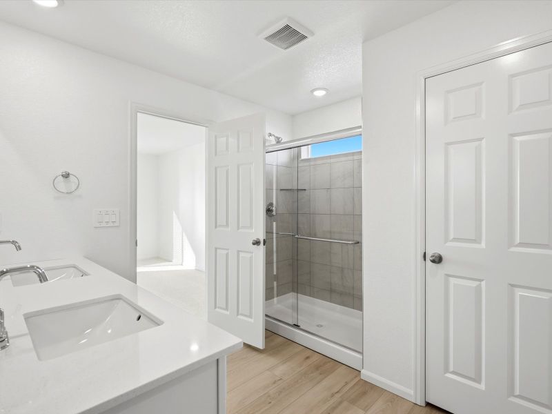 Furnished interior view inside a new home in Meridian Ranch, Peyton (Image 8).