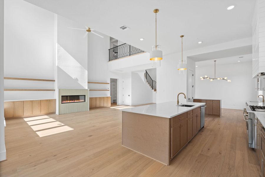 Furnished interior view inside a new home in , Houston (Image 5).