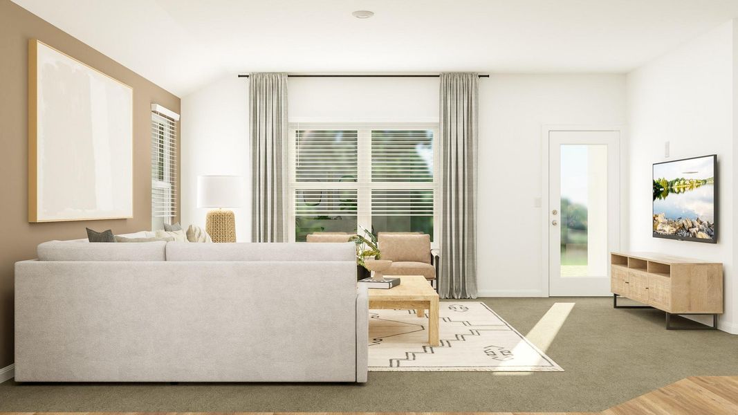 Furnished interior view inside a new home in Cotton Brook, Hutto (Image 23).
