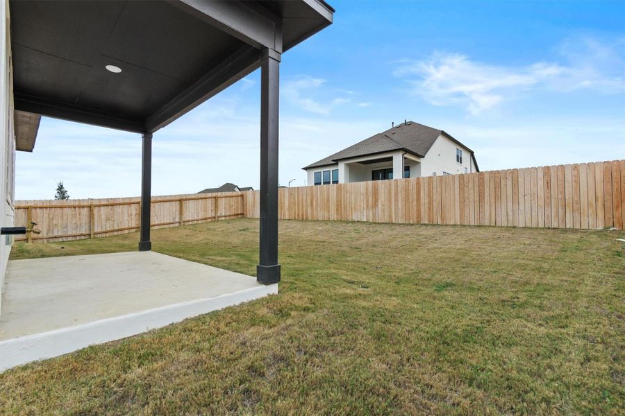 View of yard featuring a patio