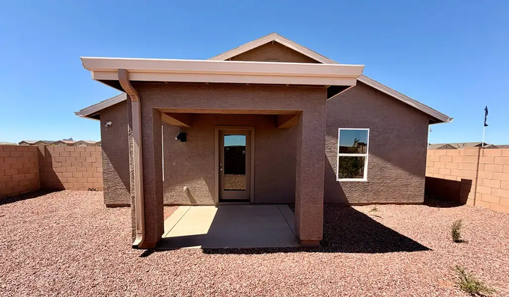 Representative exterior details of a home built from the Ember - T30E by D.R. Horton in Sorrel Ridge Estates, Tucson (Image 24). Representative exterior details of a home built from the Ember - T30E by D.R. Horton in Sorrel Ridge Estates, Tucson (Image 24).