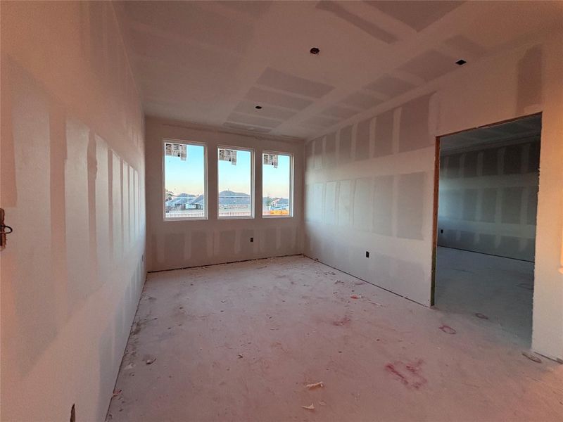 In-progress construction of a new home in The Colony 45s, Bastrop, TX (Image 7).