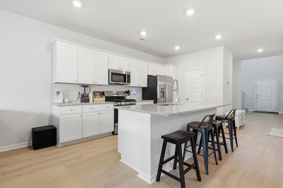 Furnished interior view inside a new home in Heron's Walk at Summers Corner, Summerville (Image 11).