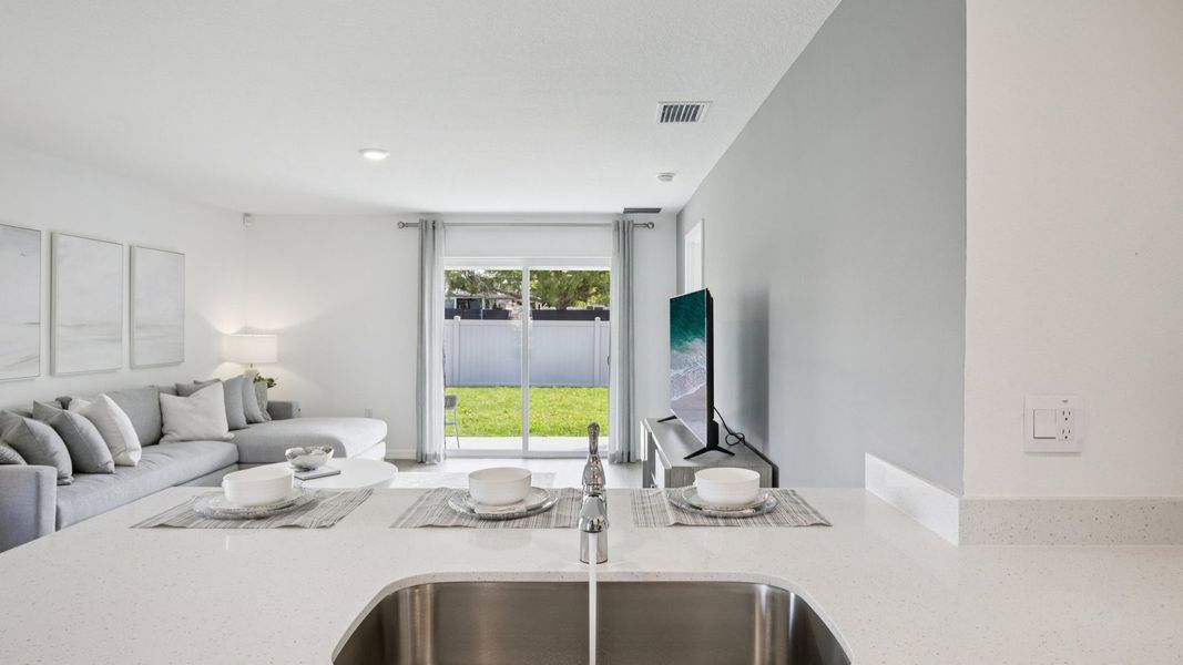 Furnished interior view inside a new home in Berry Bay, Wimauma (Image 15).