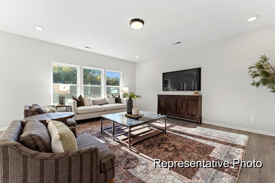 Furnished interior view inside a new home in , Ravenel (Image 13).