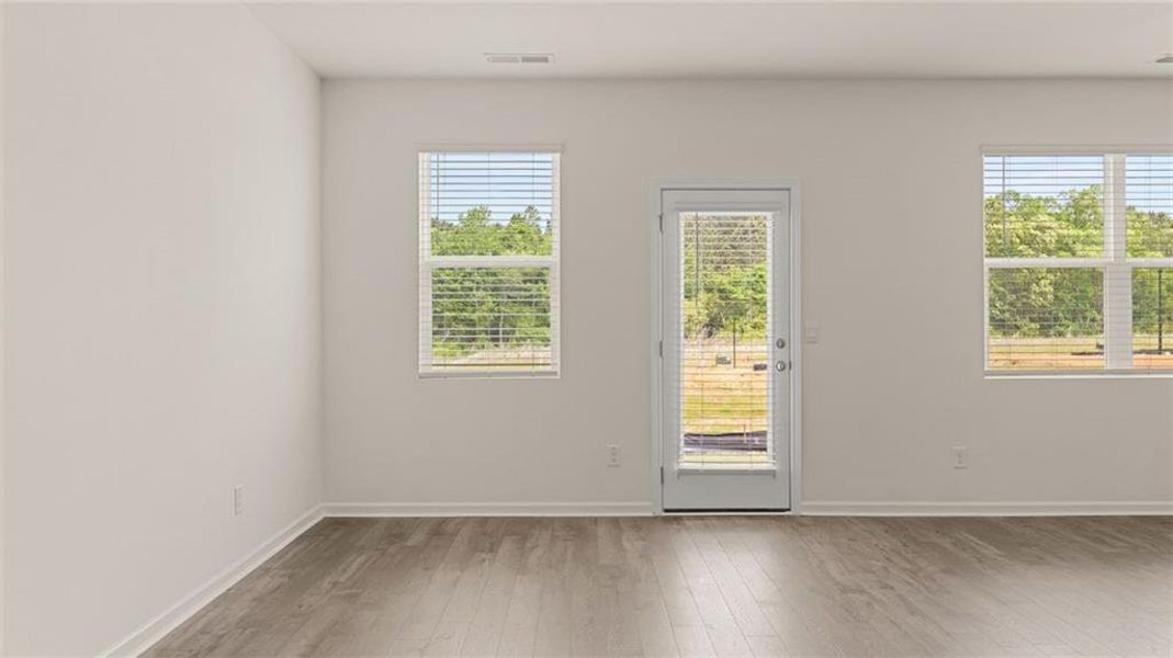 Spacious, unfurnished interior of a new home in The Reserve at Calcutta, Stockbridge (Image 17). Spacious, unfurnished interior of a new home in The Reserve at Calcutta, Stockbridge (Image 17).