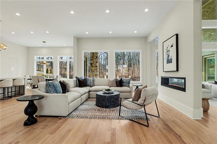 Furnished interior view inside a new home in , Alpharetta (Image 40).