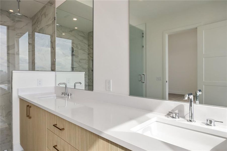 Furnished interior view inside a new home in The Dillon Buckhead, Atlanta (Image 14).