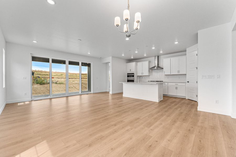 Representative unfurnished interior of a home built from the Bailey by Taylor Morrison in Dawson Trails Town Collection, Castle Rock (Image 11).