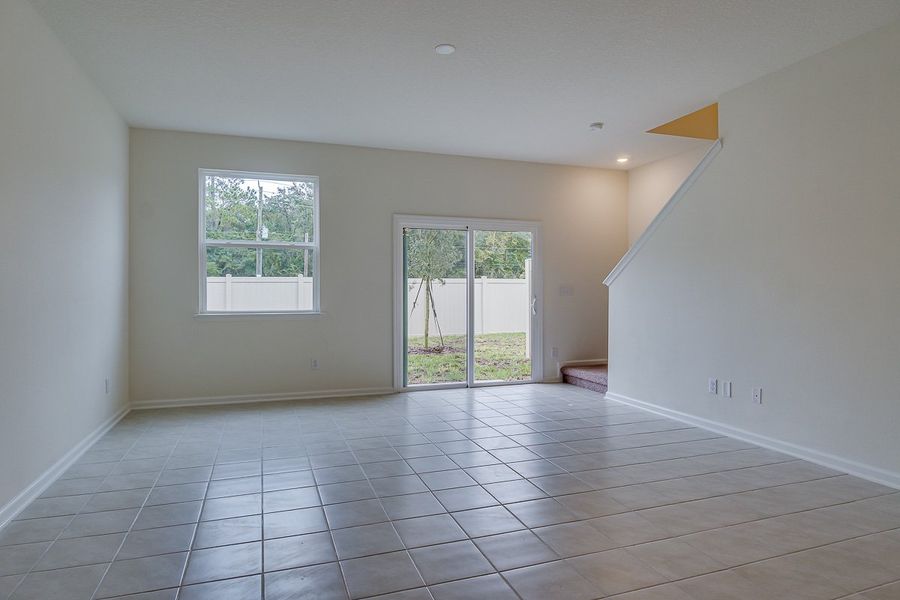 Spacious, unfurnished interior of a new home in Orchard Park Townhomes, St. Augustine (Image 6).