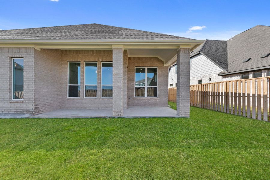 Rear Covered Patio