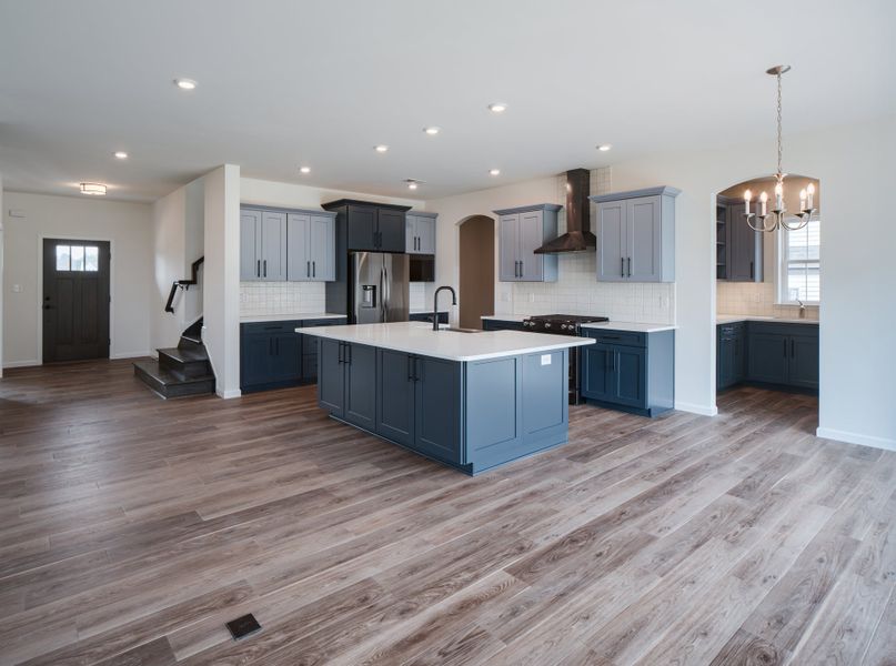 Representative furnished interior of a home built from the Kipling by Keystone Custom Homes in Edgewater on Lake Tillery, Norwood (Image 4).