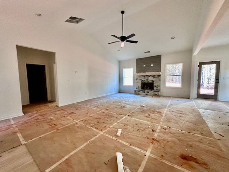 In-progress construction of a new home in Forrest Farms, Greenville, GA (Image 4).