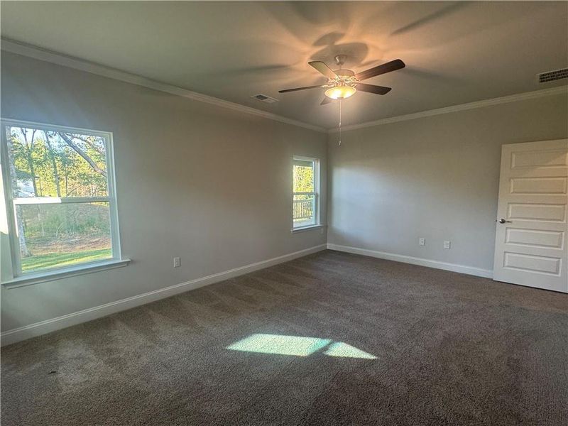 Spacious, unfurnished interior of a new home in The Fields of Walnut Creek, Pendergrass (Image 16).