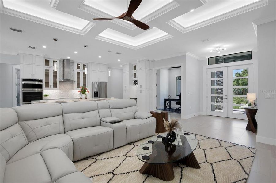 Furnished interior view inside a new home in , Nokomis (Image 13).