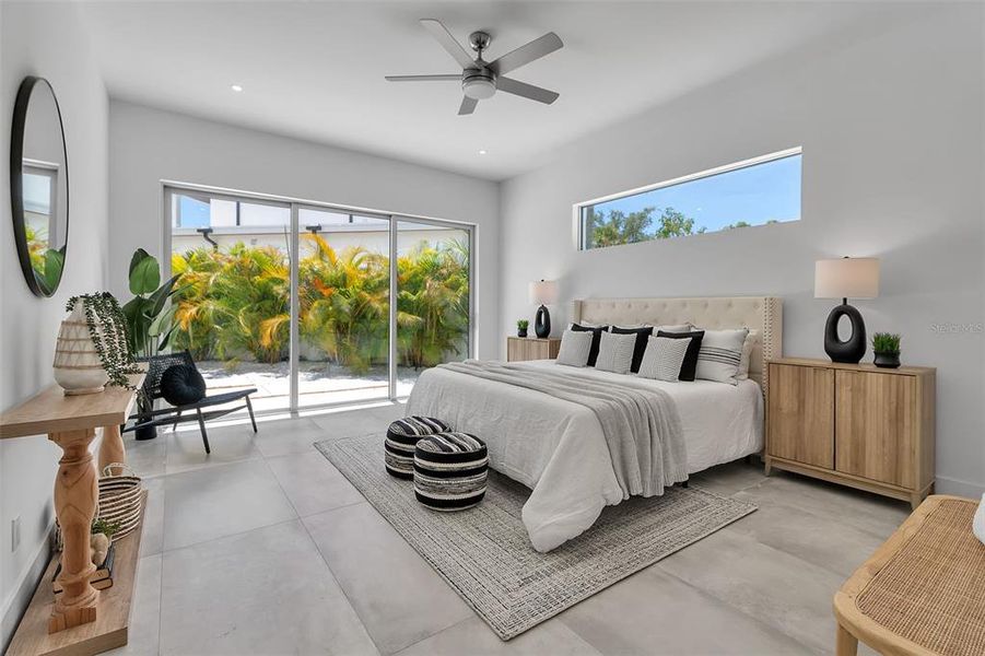 Furnished interior view inside a new home in , Sarasota (Image 36).