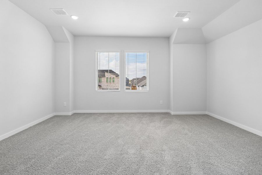 Game Room in the Masters home plan by Trophy Signature Homes