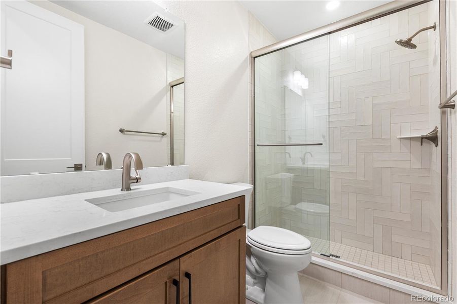 Furnished interior view inside a new home in Autograph at Lyric, Lone Tree (Image 9).