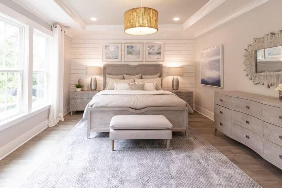 Furnished interior view inside a new home in Park's Edge at Carolina Bay, Charleston (Image 6).