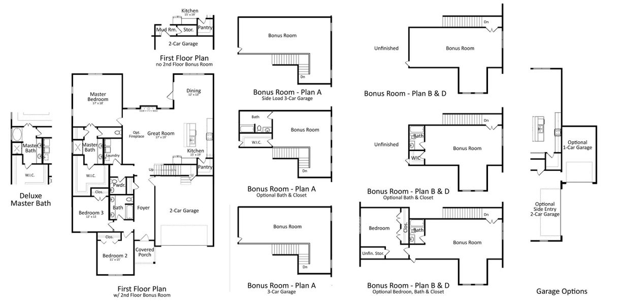 2D floor plan layout of this home in Timothy Lakes, Ridgeville, SC (Image 3).