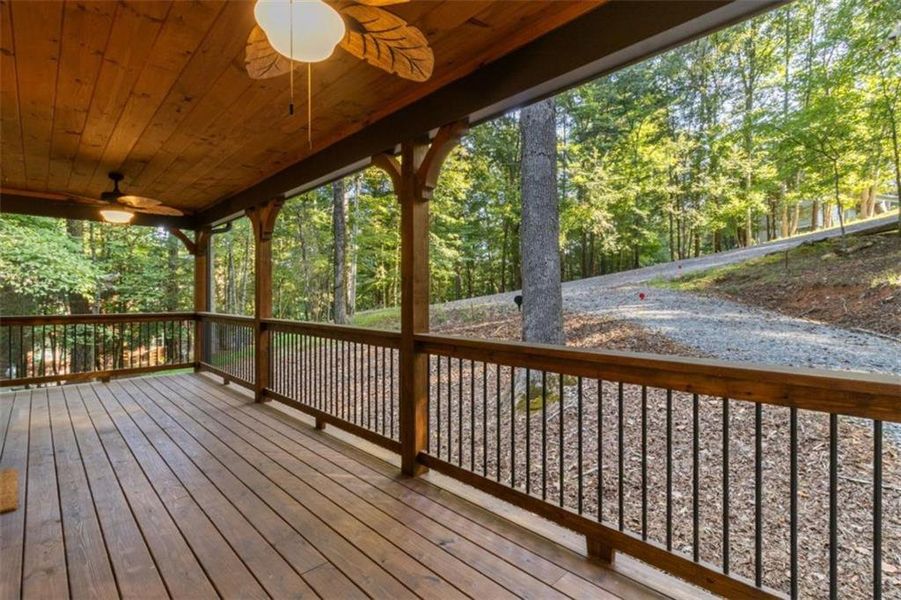 Exterior details and patio area of a home in , Ellijay (Image 26). Exterior details and patio area of a home in , Ellijay (Image 26).