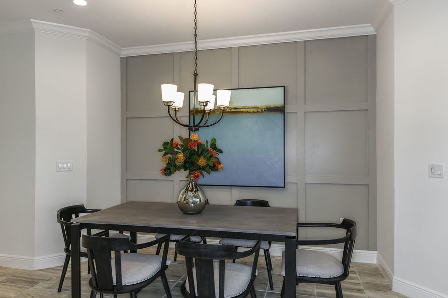 Representative furnished interior of a home built from the Tidewater 2 by Neal Communities in Vicenza, Venice (Image 15).