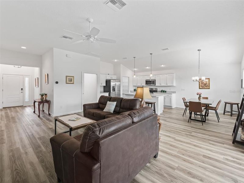 Furnished interior view inside a new home in , The Villages (Image 15).