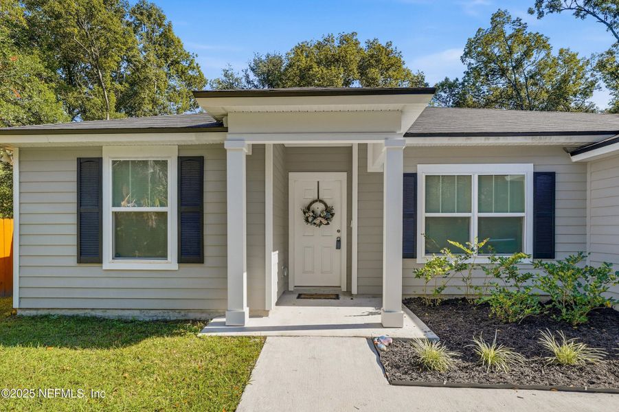 Exterior details and patio area of a home in , Jacksonville (Image 3). Exterior details and patio area of a home in , Jacksonville (Image 3).