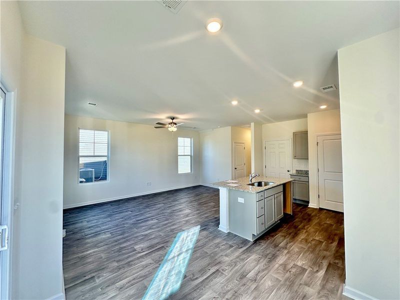 Spacious, unfurnished interior of a new home in Champions Village at Cherry Hill, Pendleton (Image 16).