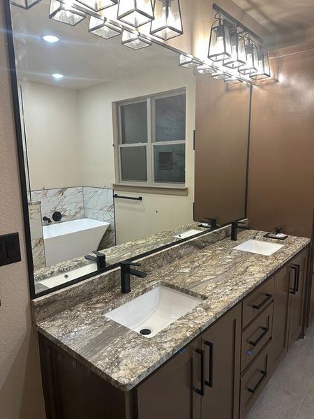 Furnished interior view inside a new home in , Loving (Image 10).