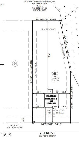 Plot Plan HARPL 65