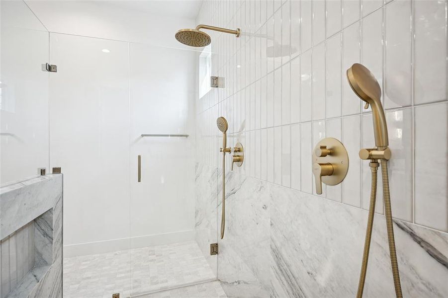 Close-up of interior finishes inside a home in , Dallas (Image 12).