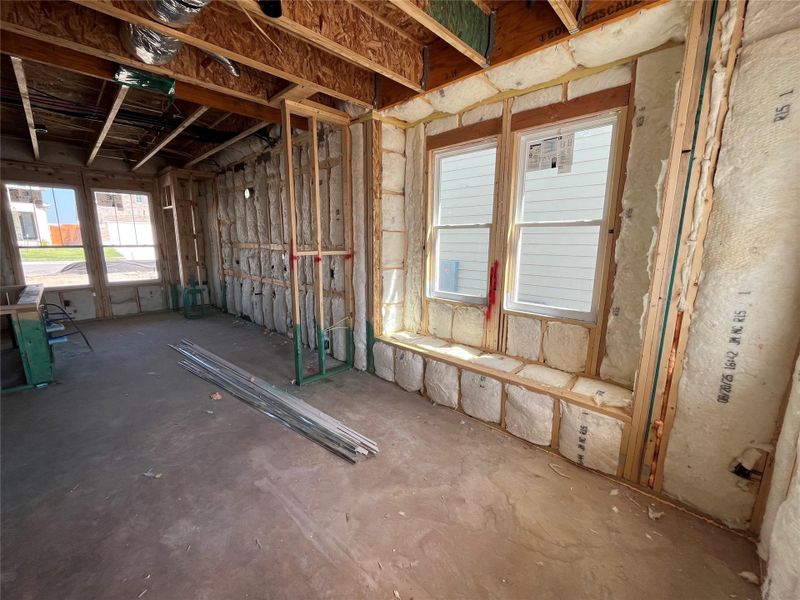 In-progress construction of a new home in The Cottages at Lariat, Liberty Hill, TX (Image 20).