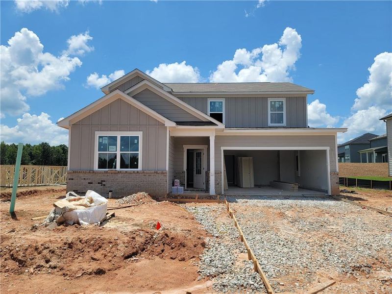 In-progress construction of a new home in Reserve at Gum Springs, Jefferson, GA (Image 30). In-progress construction of a new home in Reserve at Gum Springs, Jefferson, GA (Image 30).