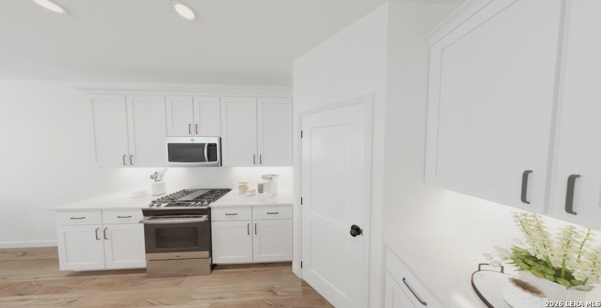 Furnished interior view inside a new home in The Wilder, Adkins (Image 5).
