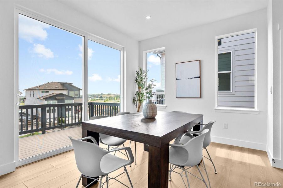 Furnished interior view inside a new home in , Morrison (Image 26).
