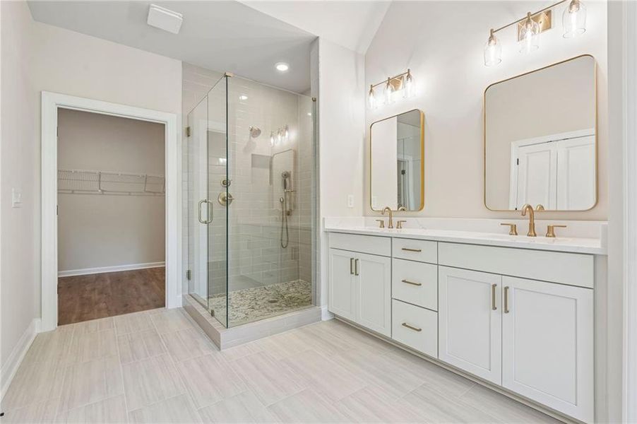 Furnished interior view inside a new home in Waterside, Peachtree Corners (Image 16).