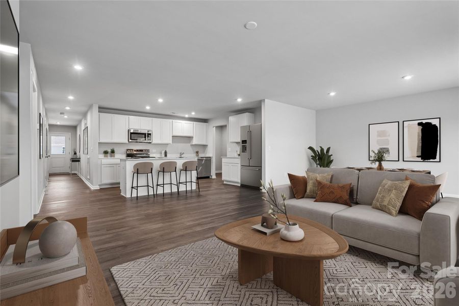 Furnished interior view inside a new home in The Retreat at Laurelbrook, Sherrills Ford (Image 30).