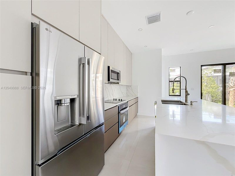Furnished interior view inside a new home in , Miami (Image 4).