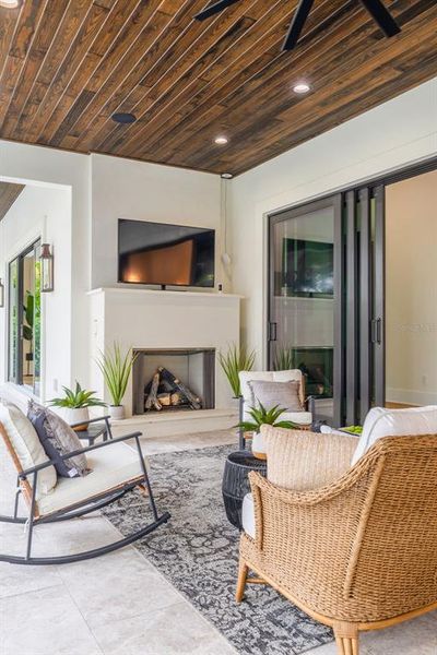 Exterior details and patio area of a home in , Belleair (Image 25).