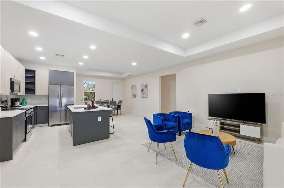 Furnished interior view inside a new home in , North Port (Image 9). Furnished interior view inside a new home in , North Port (Image 9).