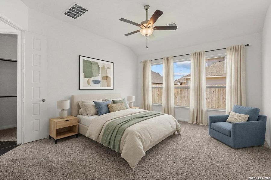 Furnished interior view inside a new home in Megan's Landing, Castroville (Image 15).