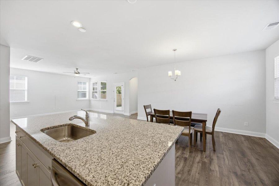 Furnished interior view inside a new home in , Orangeburg (Image 9).