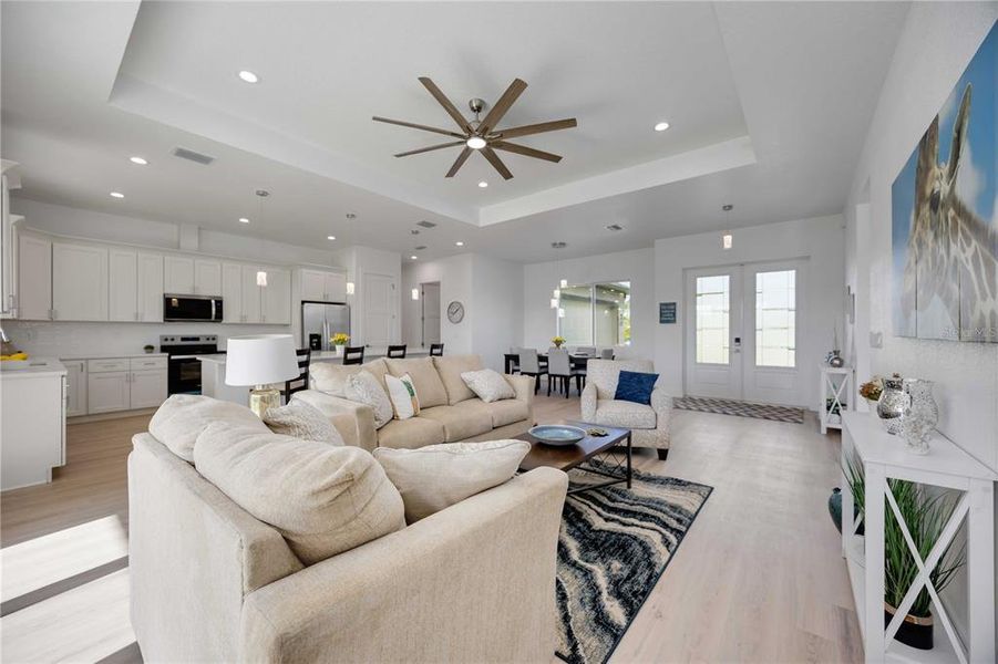 Furnished interior view inside a new home in , Englewood (Image 19).