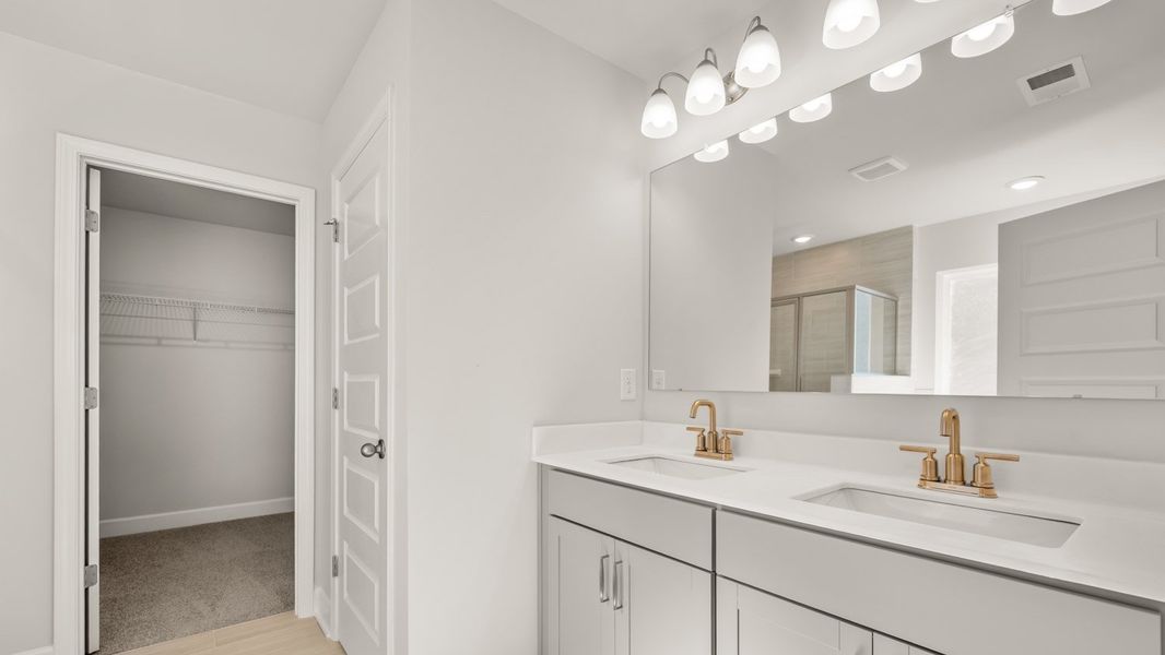 Representative furnished interior of a home built from the Packard by D.R. Horton in Evergreen Crossing, Locust Grove (Image 14).