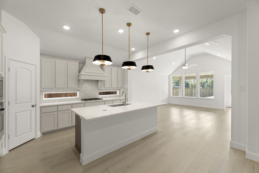 Furnished interior view inside a new home in The Reserve at Spiritas Ranch, Little Elm (Image 6).